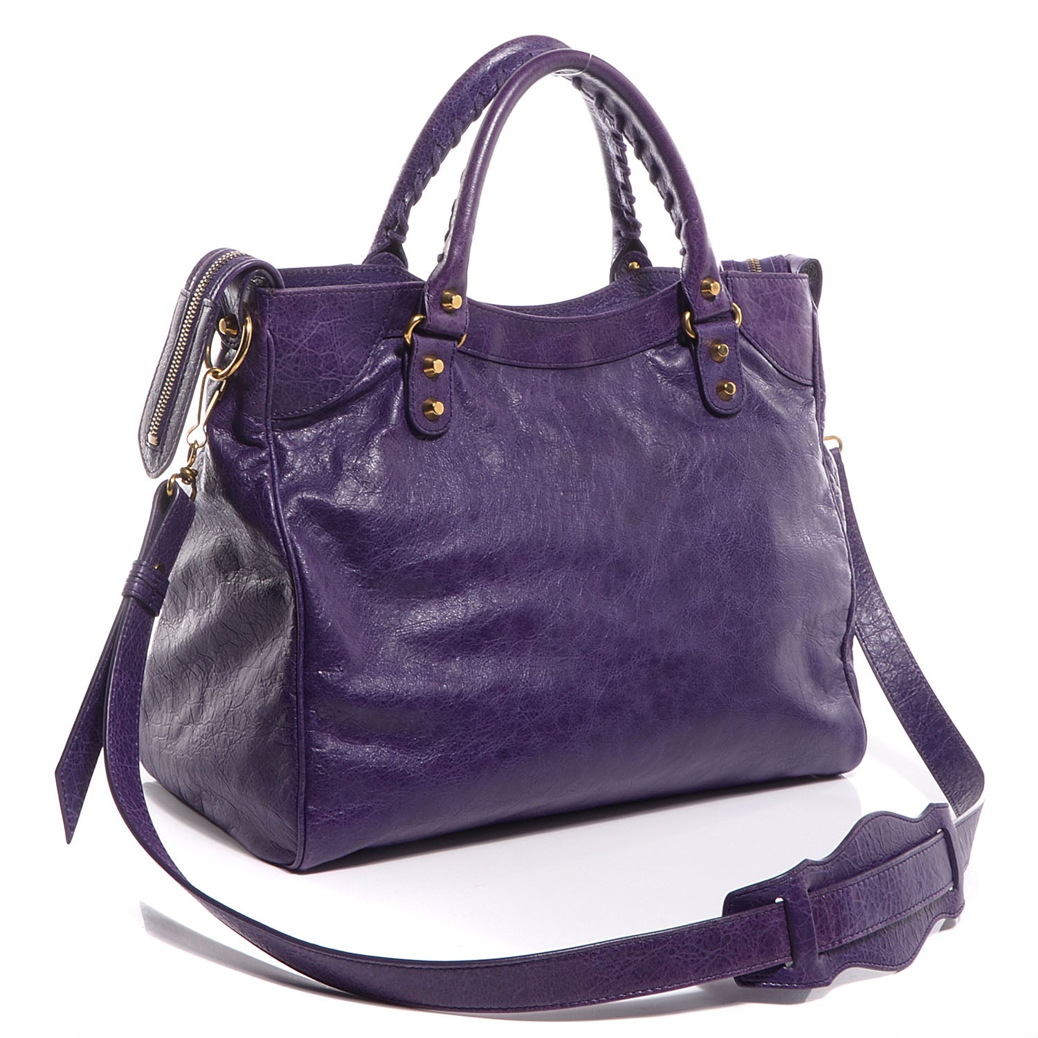Balenciaga Agneau Velo Gold Hardware Dark Violet 5 of 12