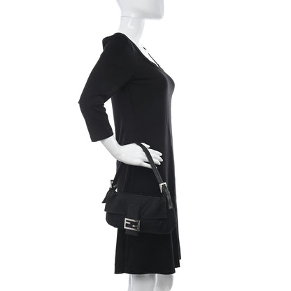 Fendi Neoprene Baguette Black 2 of 12