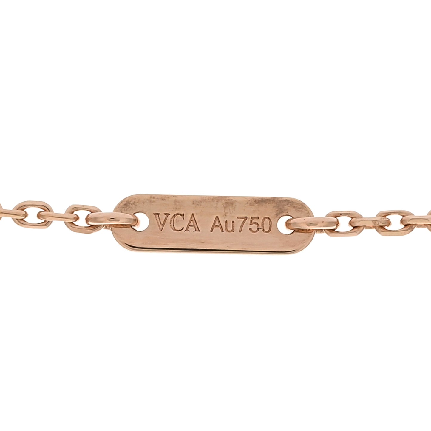 18K Rose Gold Sweet Alhambra Pendant Necklace