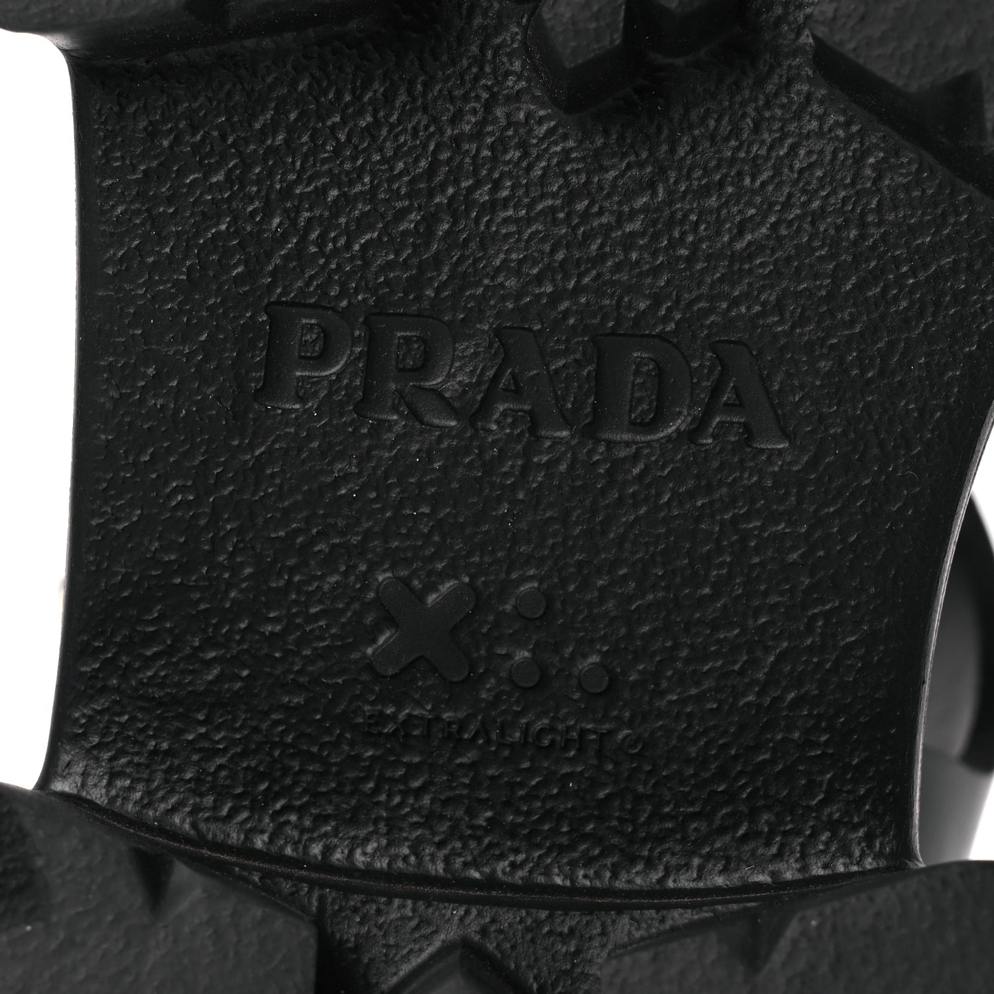 Foam Rubber Triangle Logo Monolith 55mm Cage Sandals 40 Black