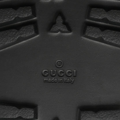 Gucci GG Supreme Monogram Tiger Mens Lug Sole Slide Sandals 8 9 Ebony 6 of 9