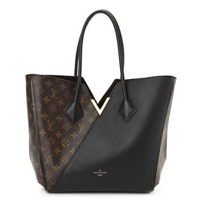 Louis Vuitton Calfskin Monogram Kimono Tote Black 1 of 23