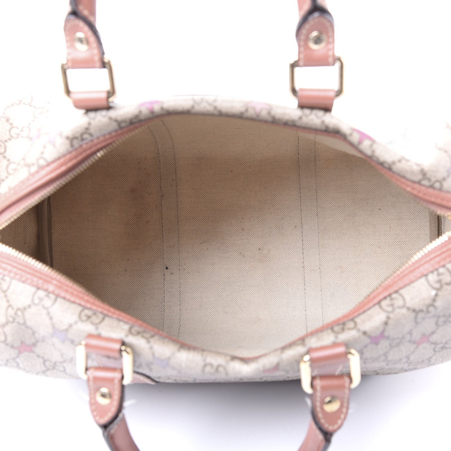 Gucci GG Supreme Stars Medium Joy Boston Pink 4 of 14