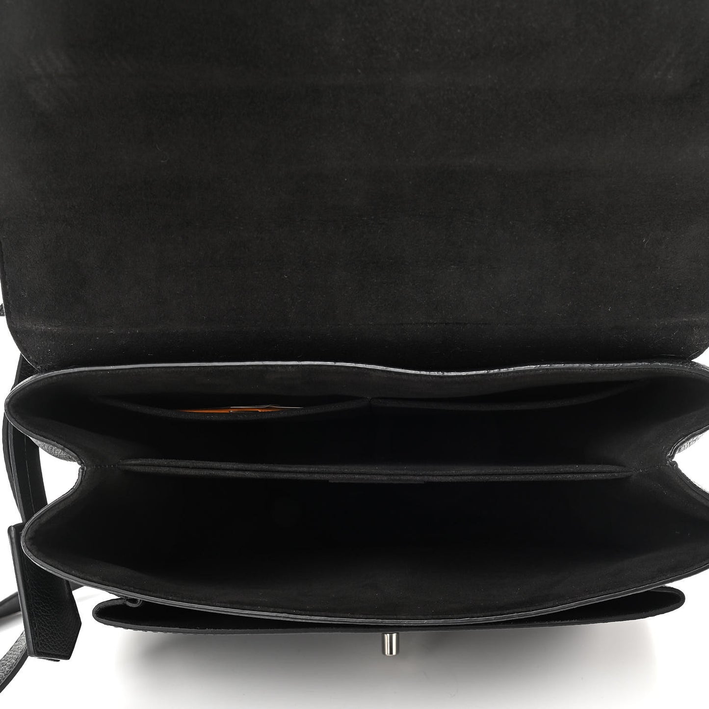 Soft Calfskin My Lockme Top Handle Black