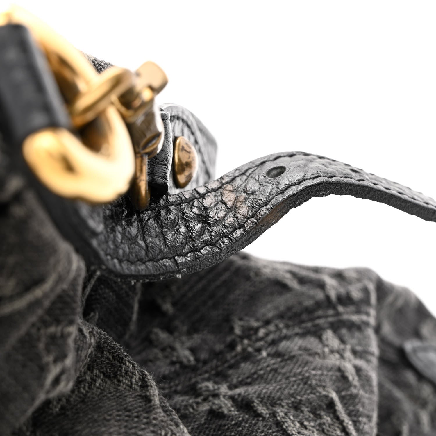 Louis Vuitton Denim Neo Cabby MM Black 13 of 14