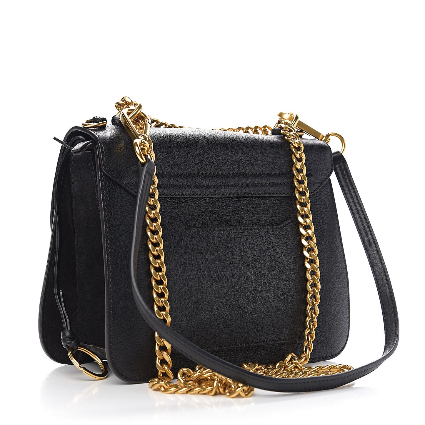 Goatskin Medium Mily Shoulder Bag Black