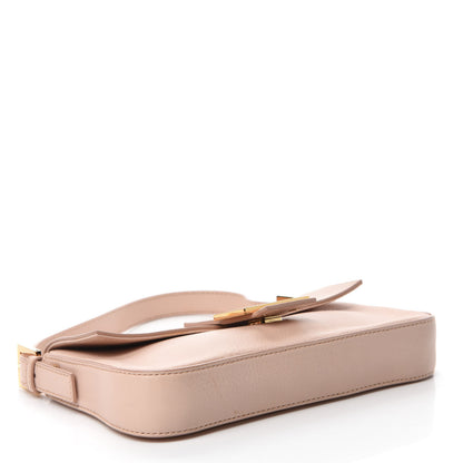 Fendi Vitello Enamel Interchangeable Strap Baguette Rosa Plaster 5 of 12
