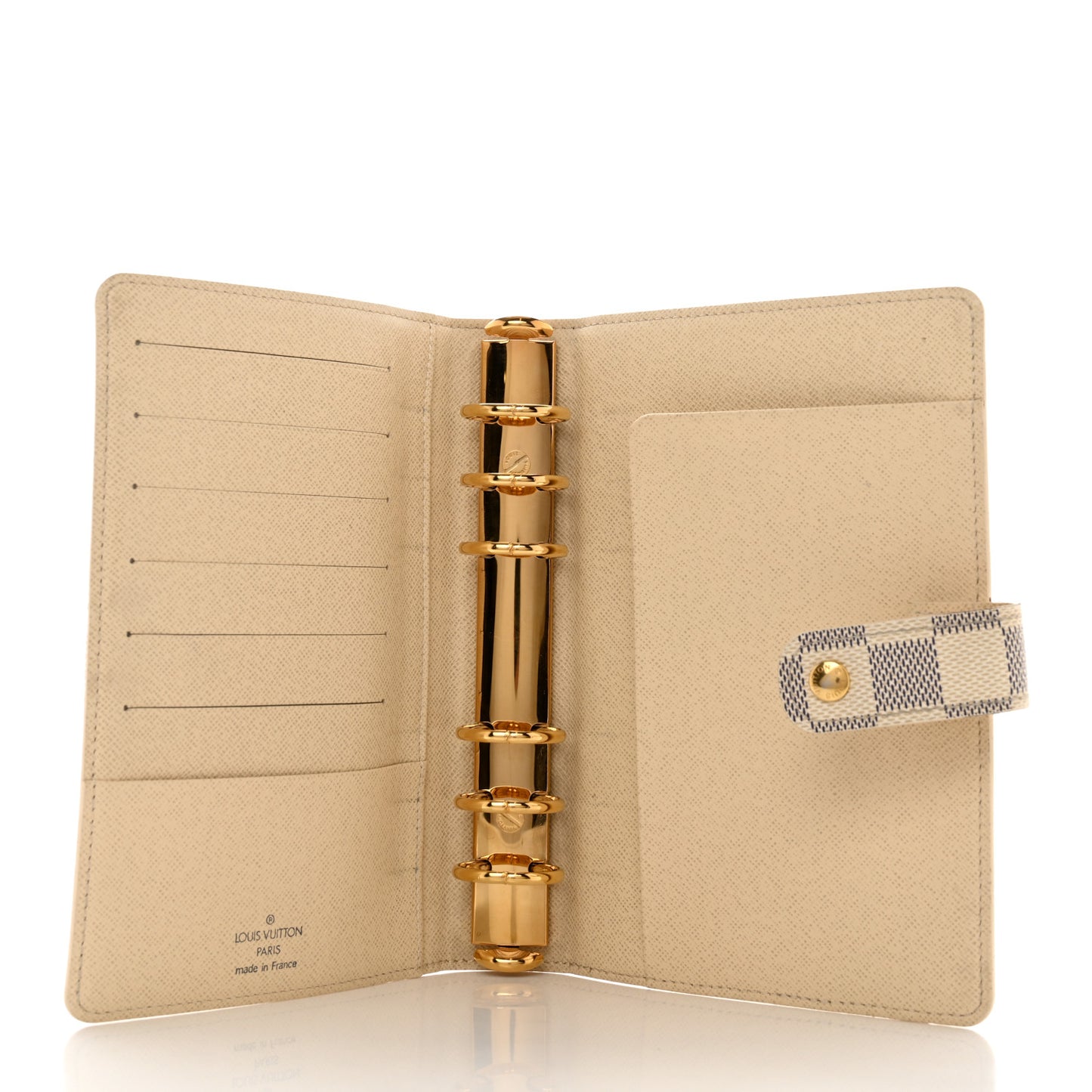Damier Azur Medium Ring Agenda Cover