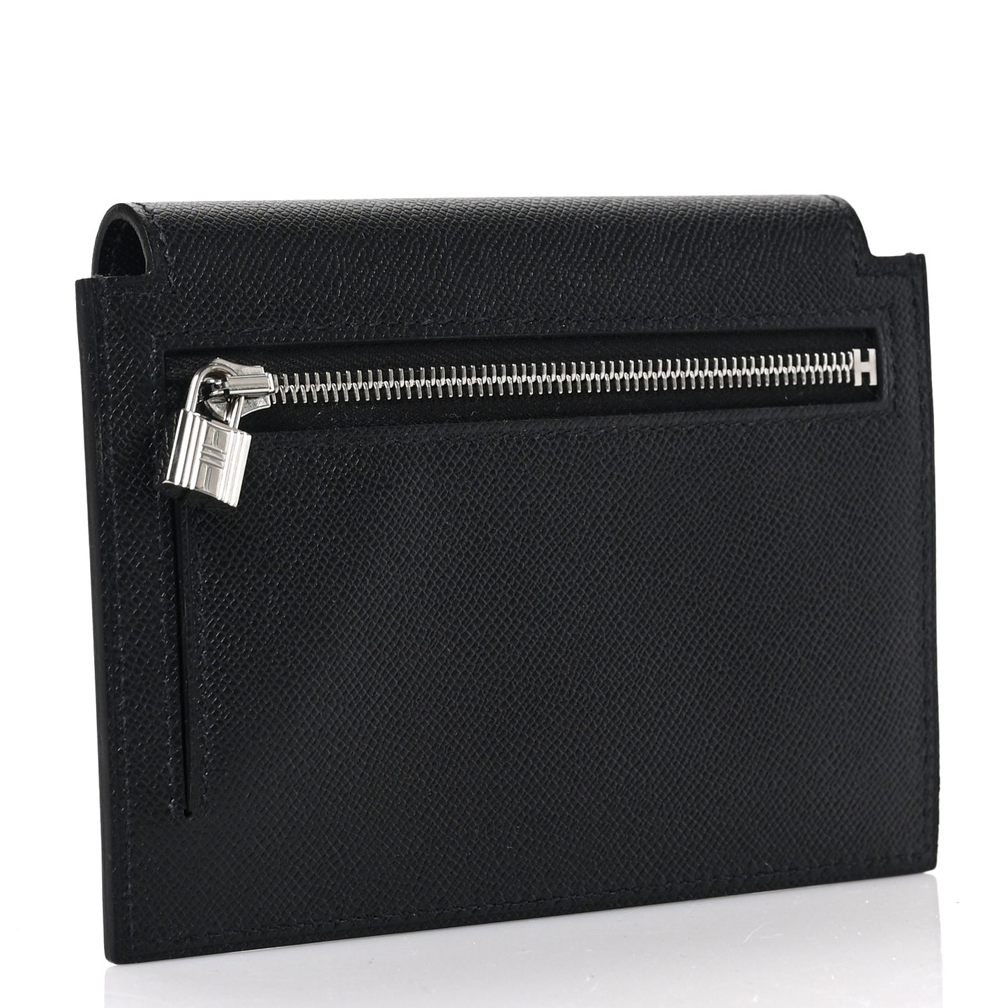 Epsom Kelly Pocket Compact Wallet Black