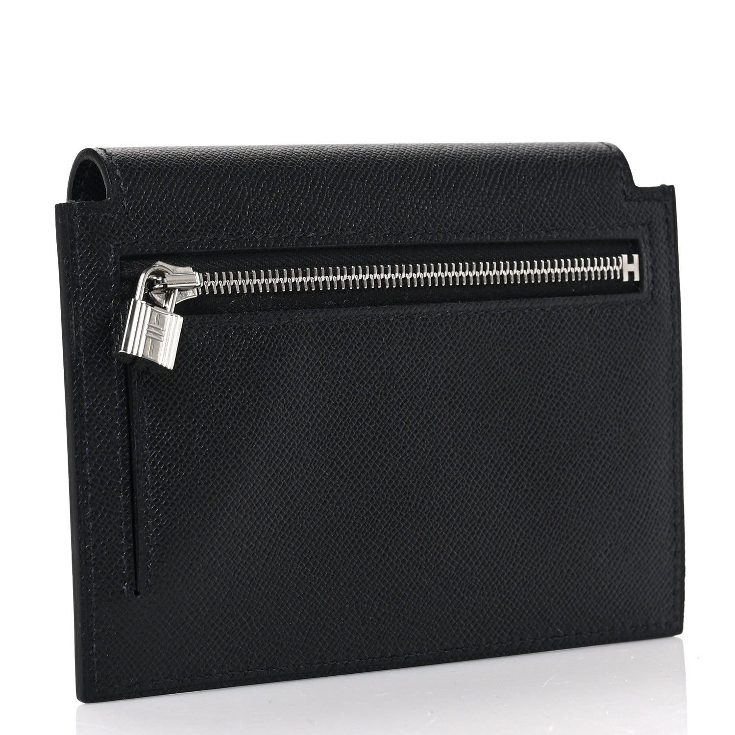 Hermes Epsom Kelly Pocket Compact Wallet Black 3 of 6