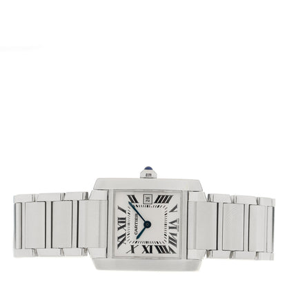 Cartier Stainless Steel 25mm Tank Francaise Quartz Watch 2 of 4