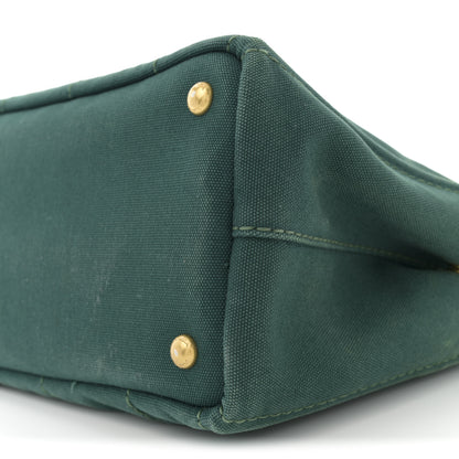 Prada Canapa Small Logo Tote Oleandro 9 of 11