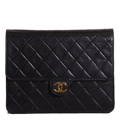 Chanel Lambskin Quilted Small Single Flap Black 1 of 8