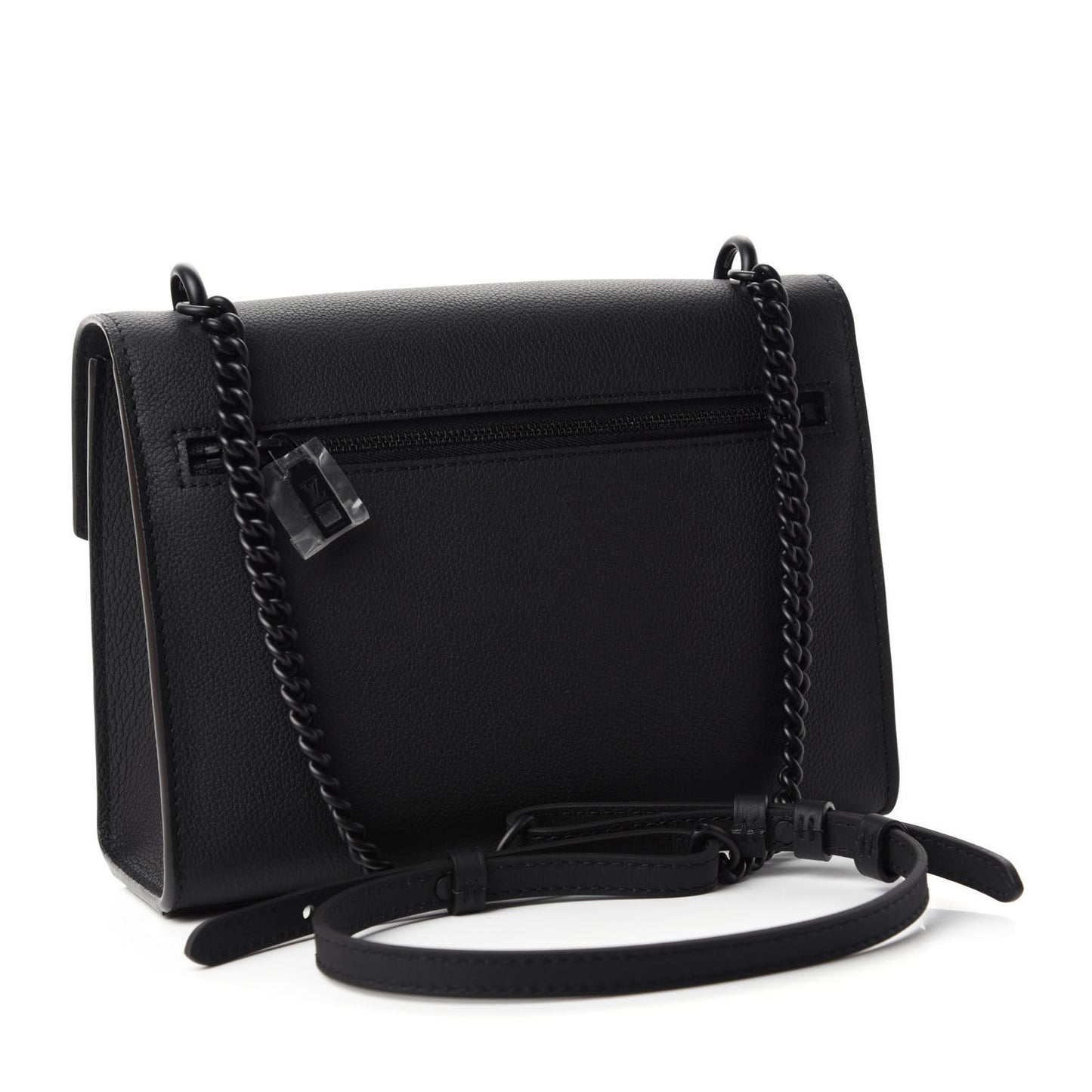 Soft Calfskin My Lockme Chain Bag BB Black