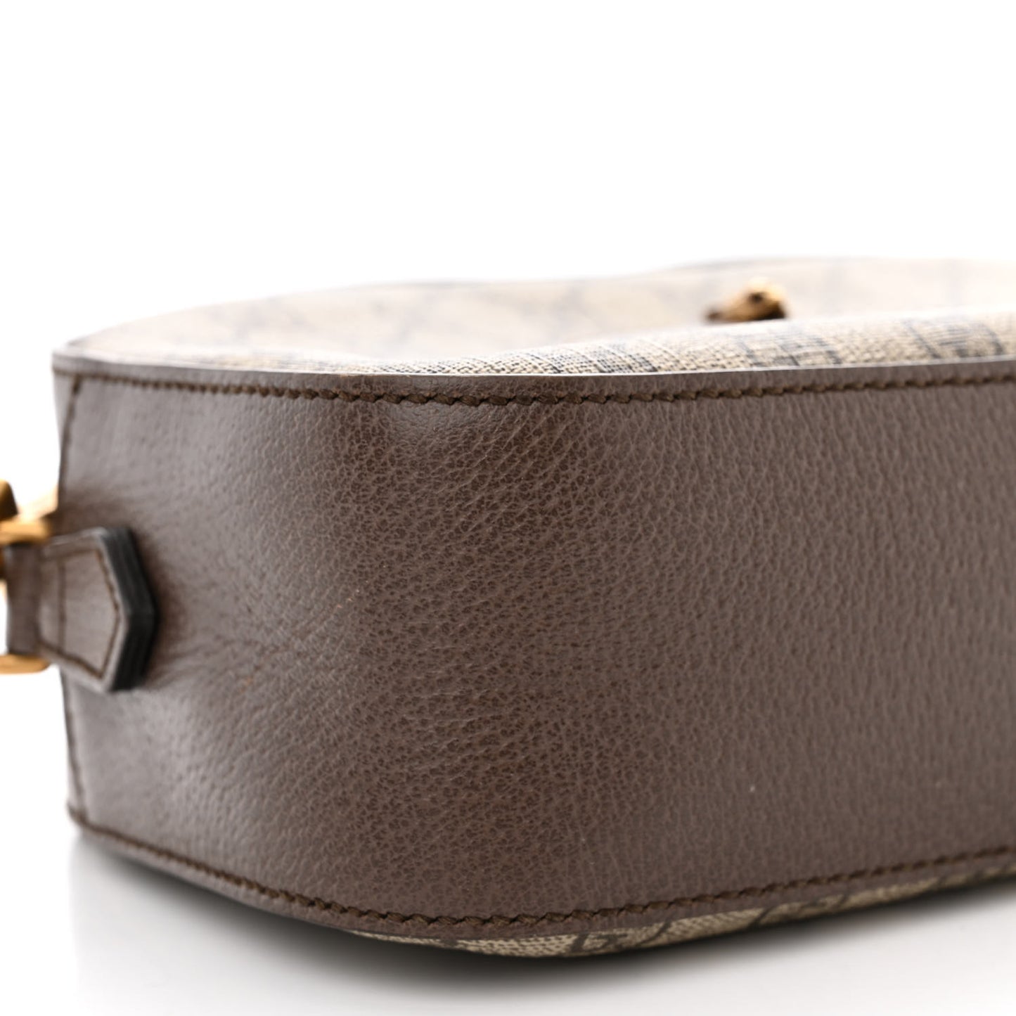 GG Supreme Monogram Web Neo Vintage Shoulder Bag Beige New Acero Crop