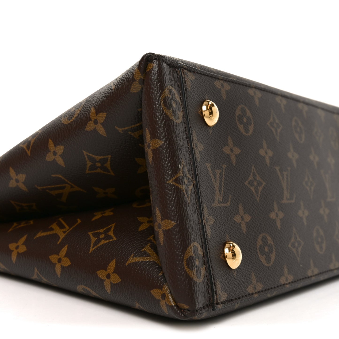 Monogram Flower Tote Caramel