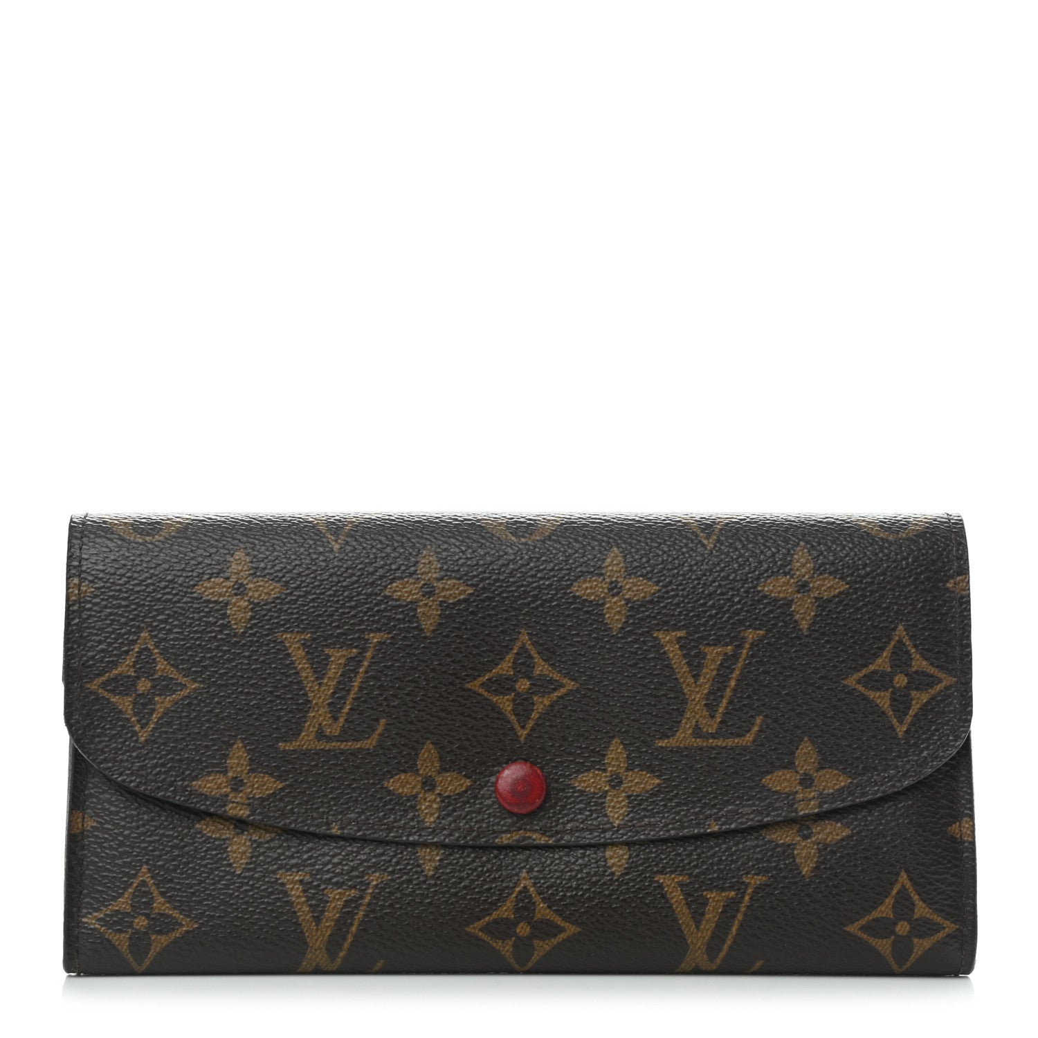 Louis Vuitton Monogram Emilie Wallet Rouge 1 of 9