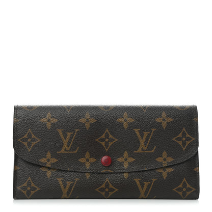 Louis Vuitton Monogram Emilie Wallet Rouge 1 of 9