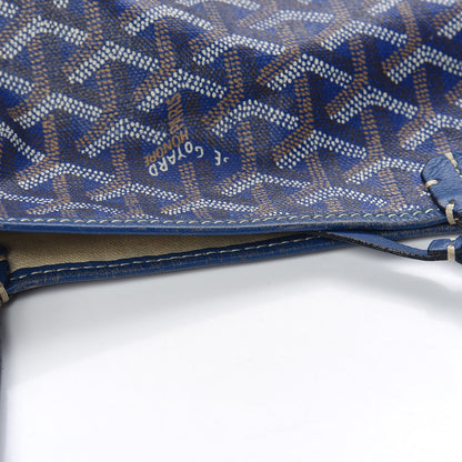 Goyard Saint Louis Junior Jr PM Tote Blue 12 of 26