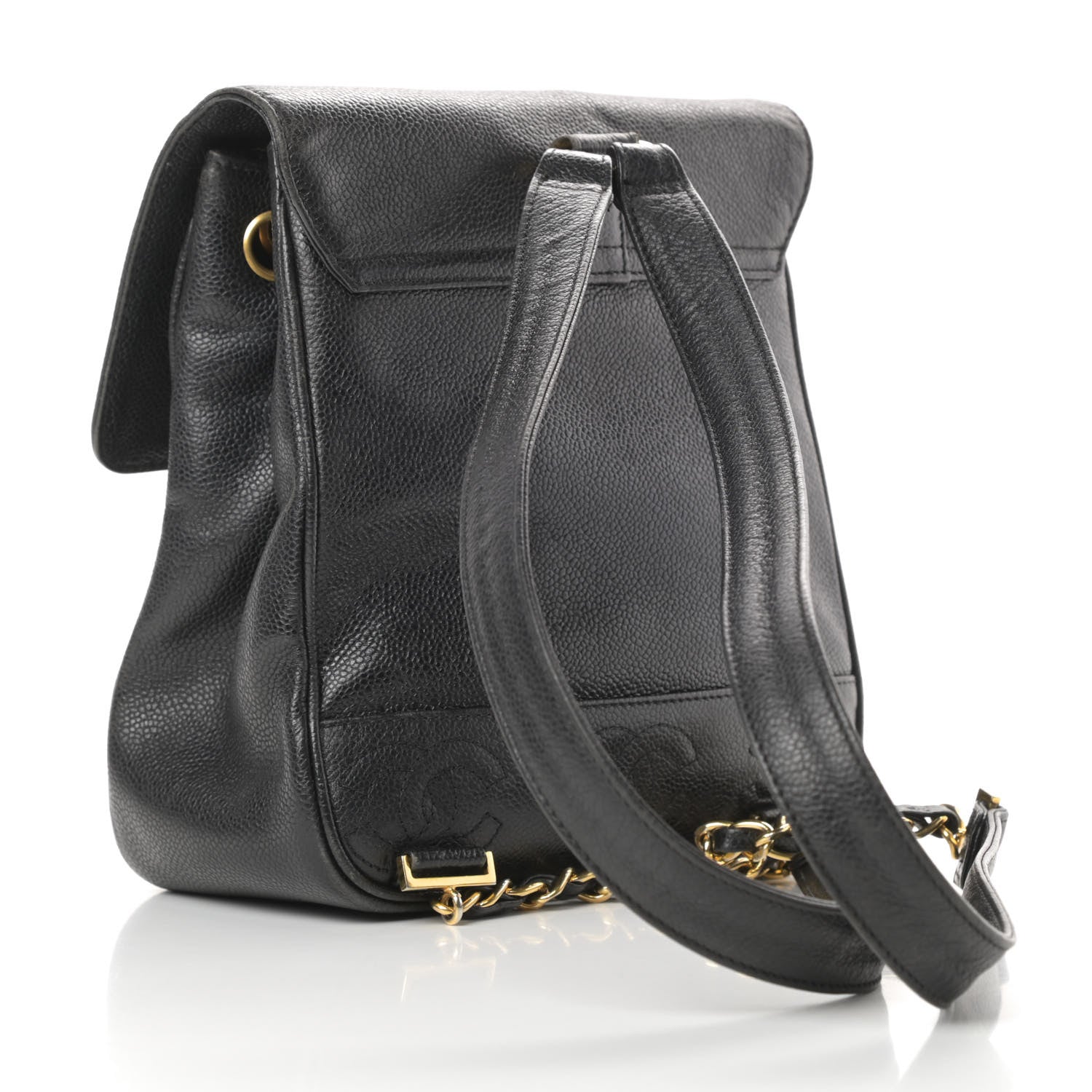 Chanel Caviar CC Backpack Black 3 of 15