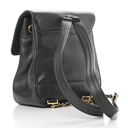 Chanel Caviar CC Backpack Black 3 of 15