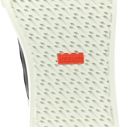 Hermes Calfskin Deep Sneakers 40 Black 6 of 9