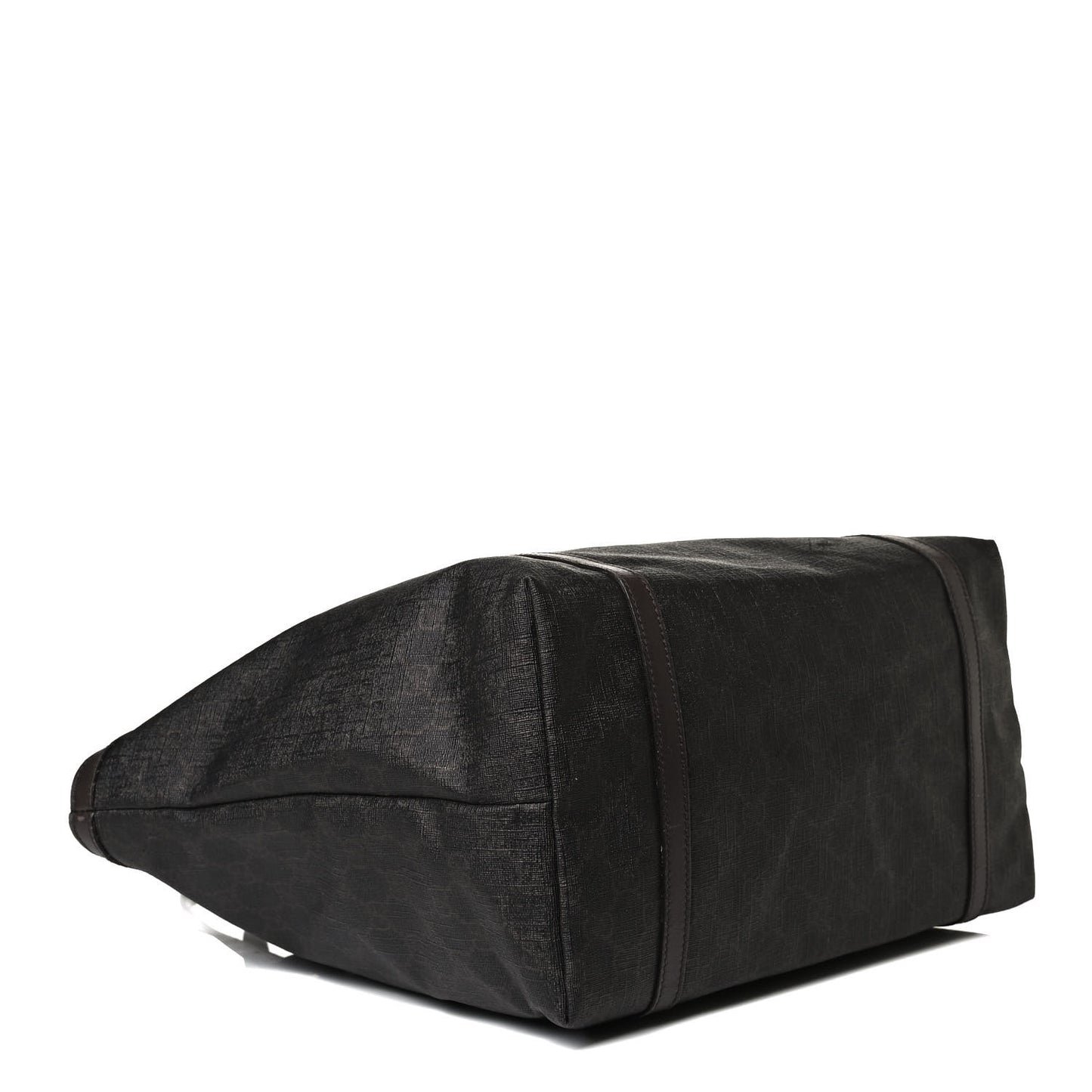 GG Supreme Monogram Medium Nice Tote Dark Brown