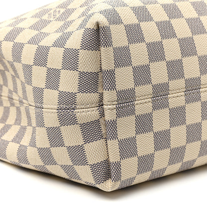 Louis Vuitton Damier Azur Graceful MM Rose Ballerine 8 of 25