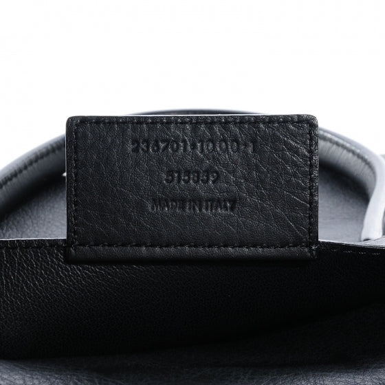 Supple Calfskin Papier A4 Tote Black