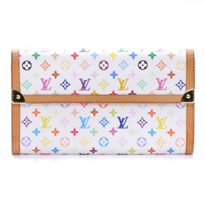 Louis Vuitton Monogram Multicolor Porte Tresor International Wallet White 1 of 7