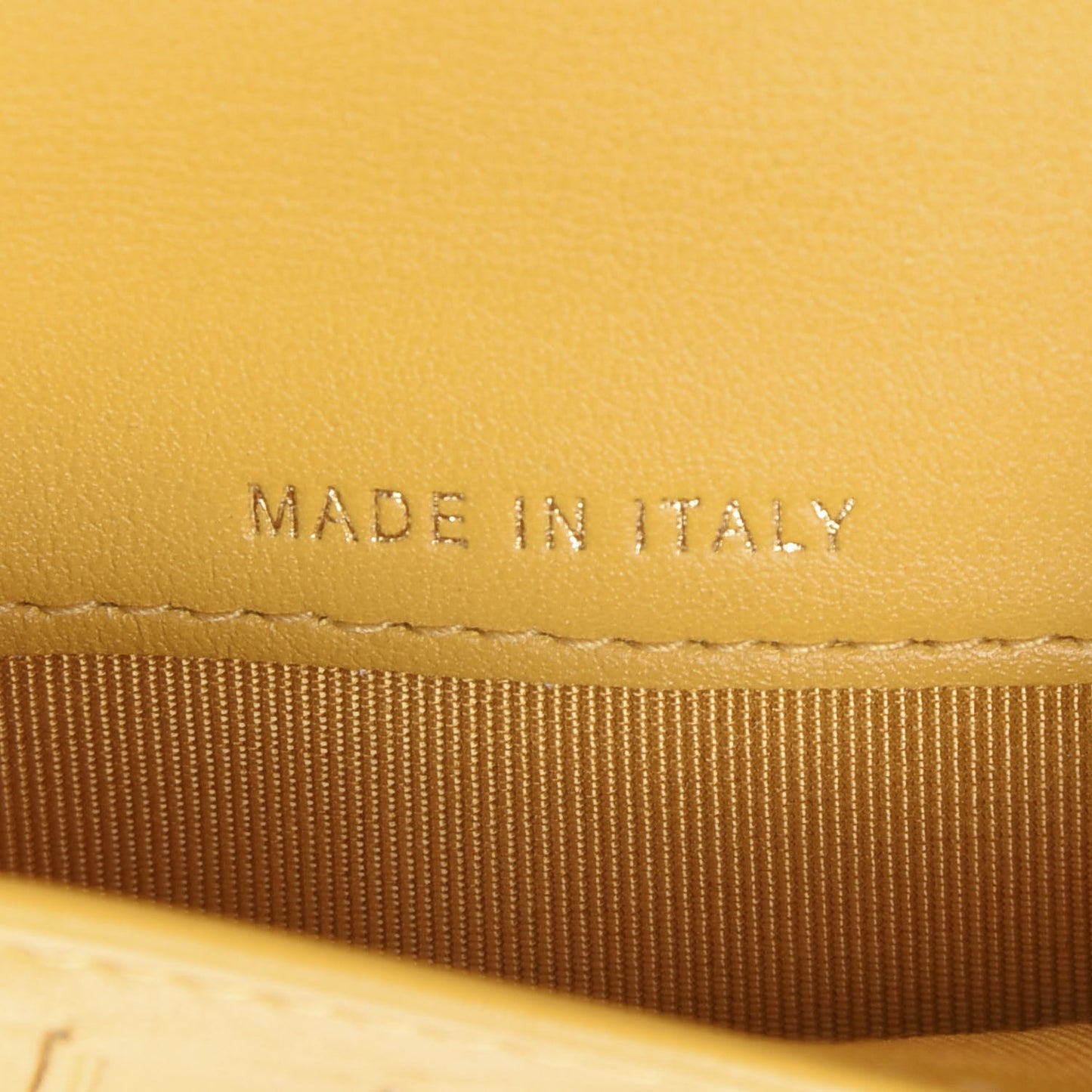 Caviar Quilted Medium Flap Wallet Yellow