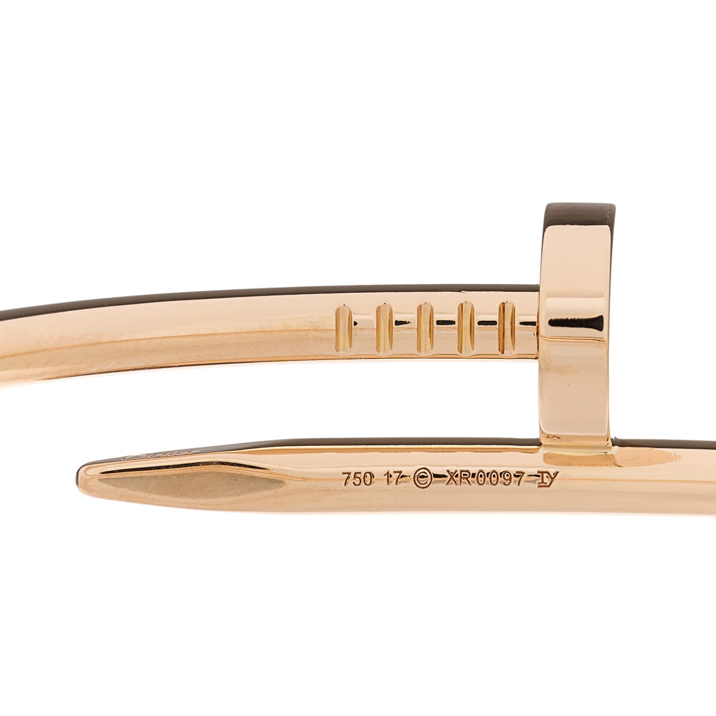 18K Pink Gold Juste Un Clou Bracelet 17