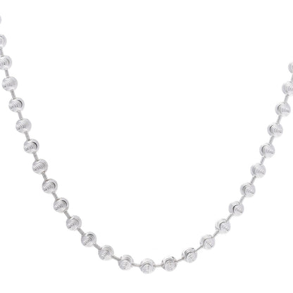 Gucci Sterling Silver Boule Toggle Necklace 1 of 6
