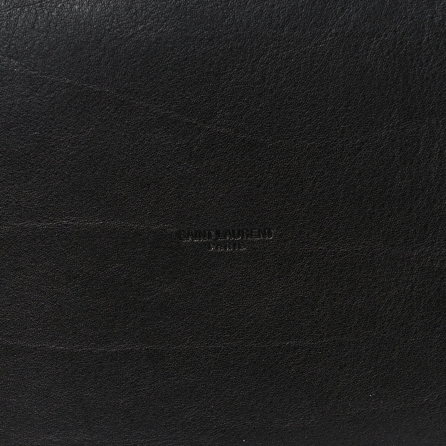 Saint Laurent Linen Calfskin Rive Gauche Bucket Bag Greggio Natural 11 of 15