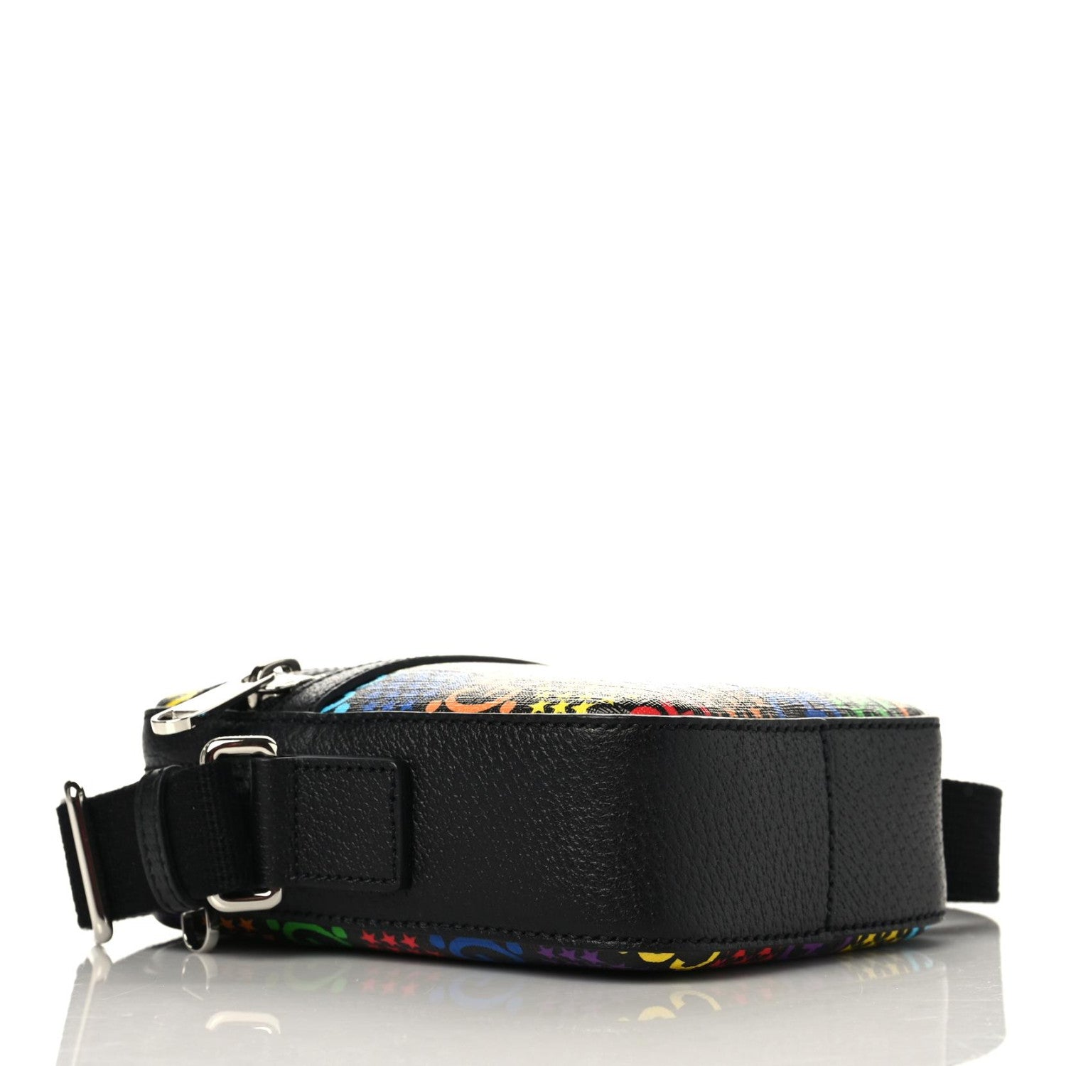Gucci GG Supreme Monogram Psychedelic Messenger Bag Black 4 of 10