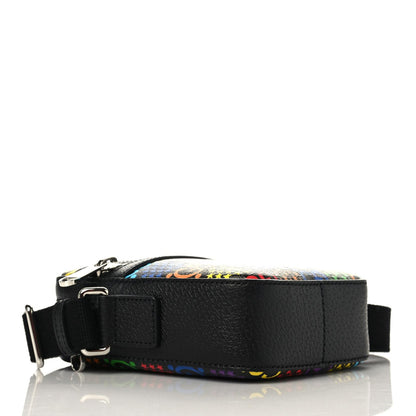 Gucci GG Supreme Monogram Psychedelic Messenger Bag Black 4 of 10
