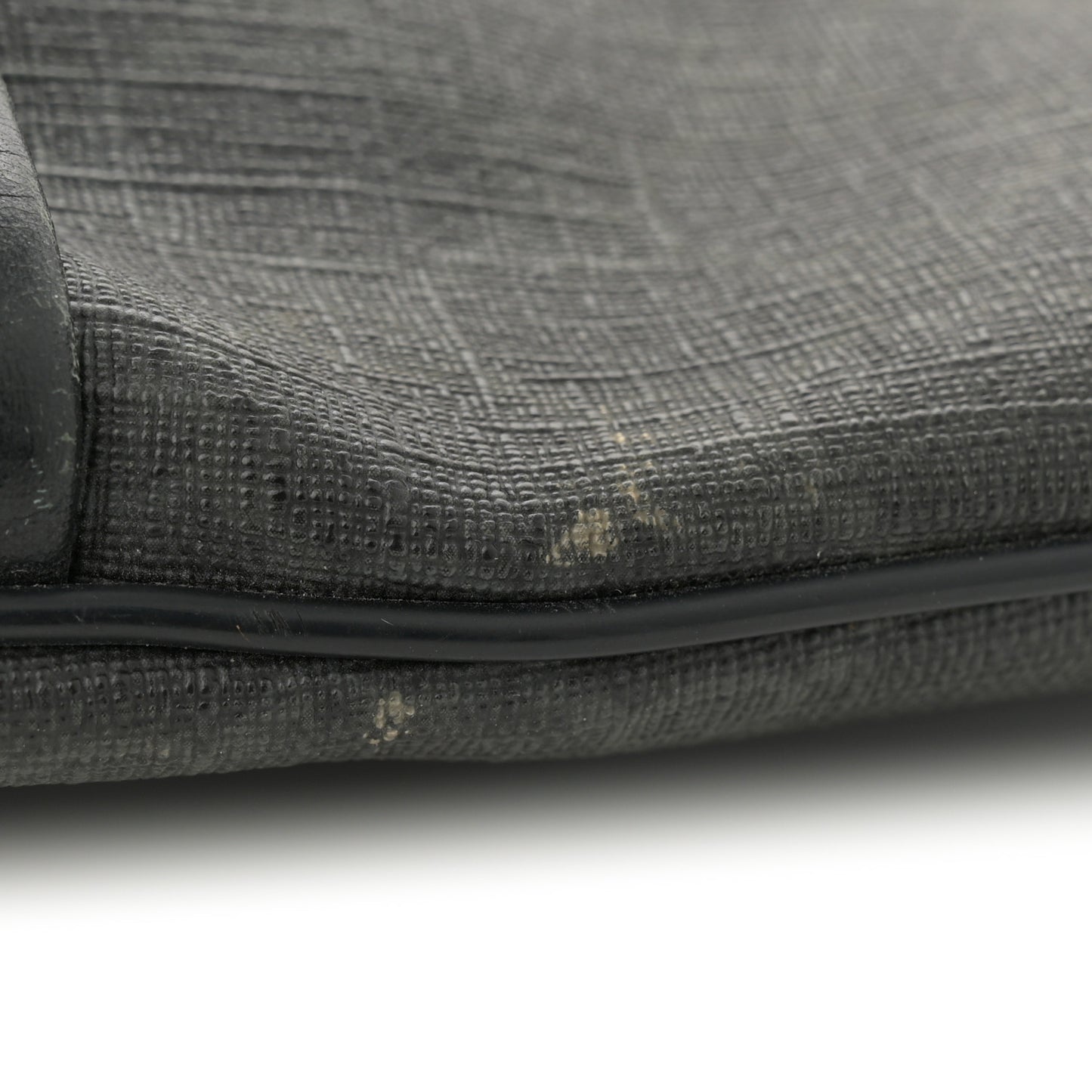 GG Plus Monogram Medium Flat Messenger Bag Black