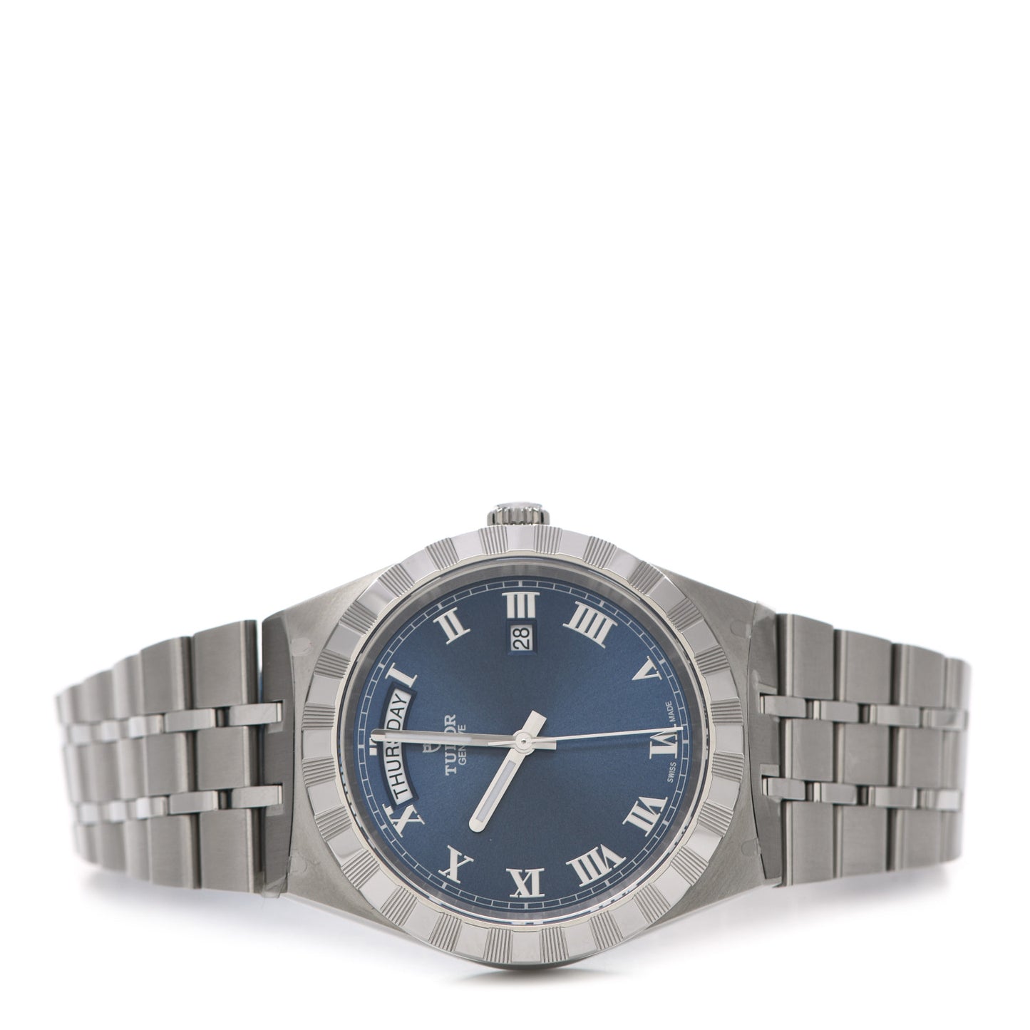 Stainless Steel 41mm Royal Automatic Watch Blue 28600