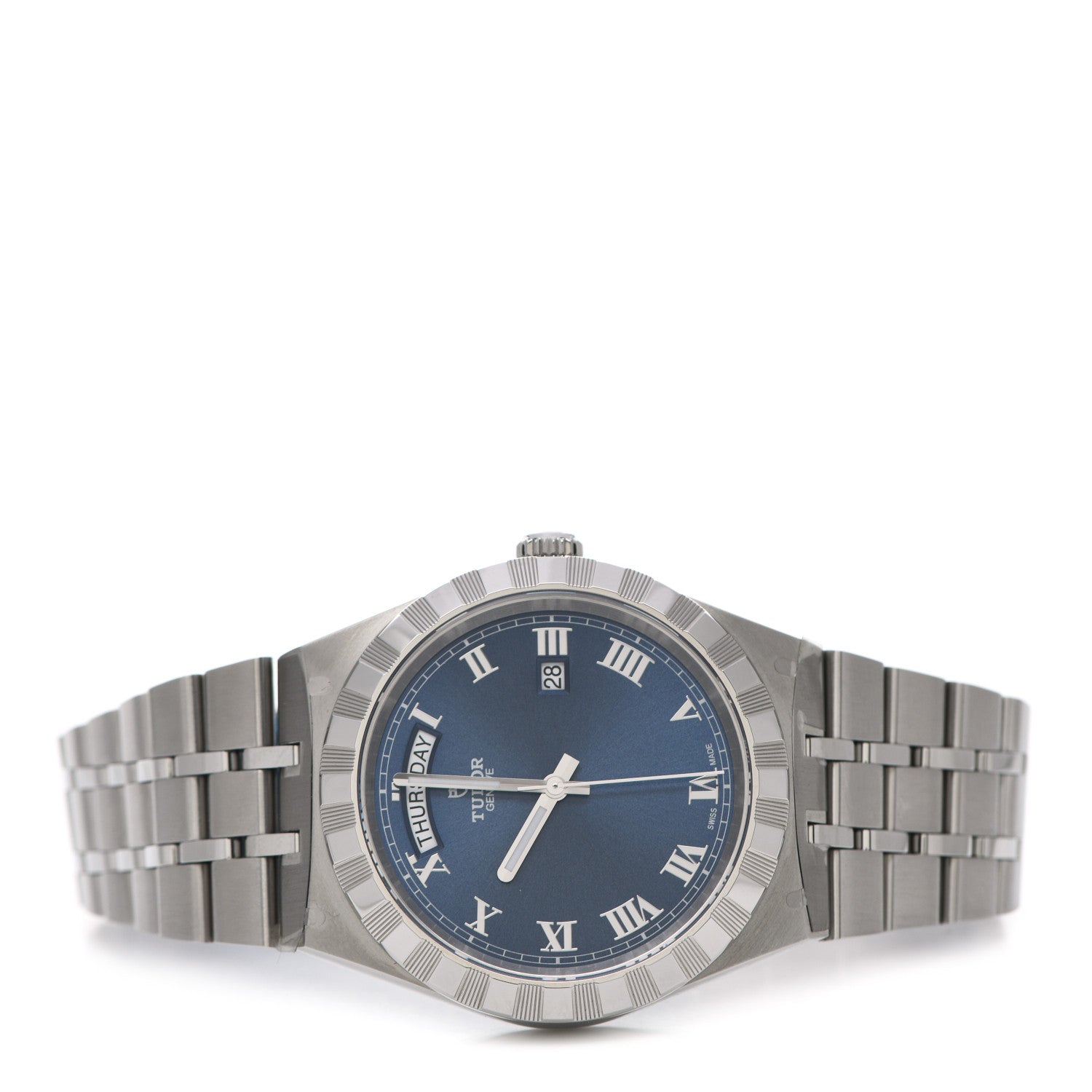 TUDOR Stainless Steel 41mm Royal Automatic Watch Blue 28600 2 of 5