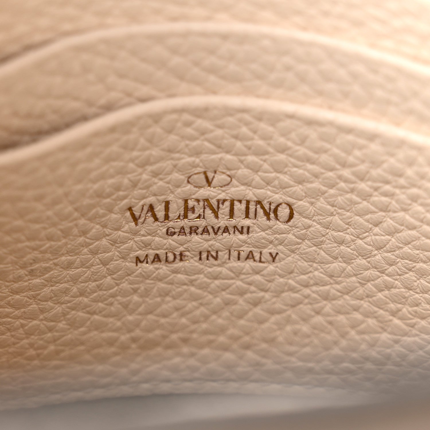 Valentino Garavani Pebbled Calfskin Rockstud North South Crossbody Bag Light Ivory 6 of 9