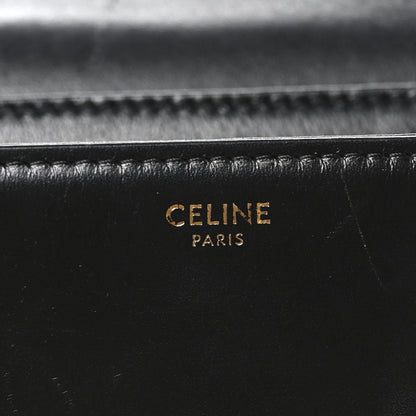 Celine Shiny Calfskin Teen Triomphe Black 6 of 10