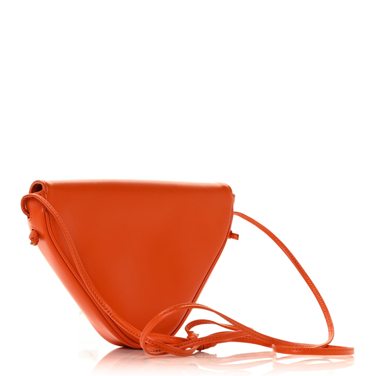 Celine Smooth Calfskin Triangle Crossbody Bag Fluo Orange 4 of 18