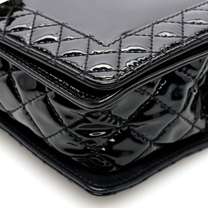 Chanel Patent New Medium Boy Reverso Flap Black 10 of 10