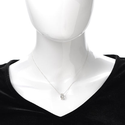 Tiffany Sterling Silver Atlas Open Pendant Necklace 2 of 7