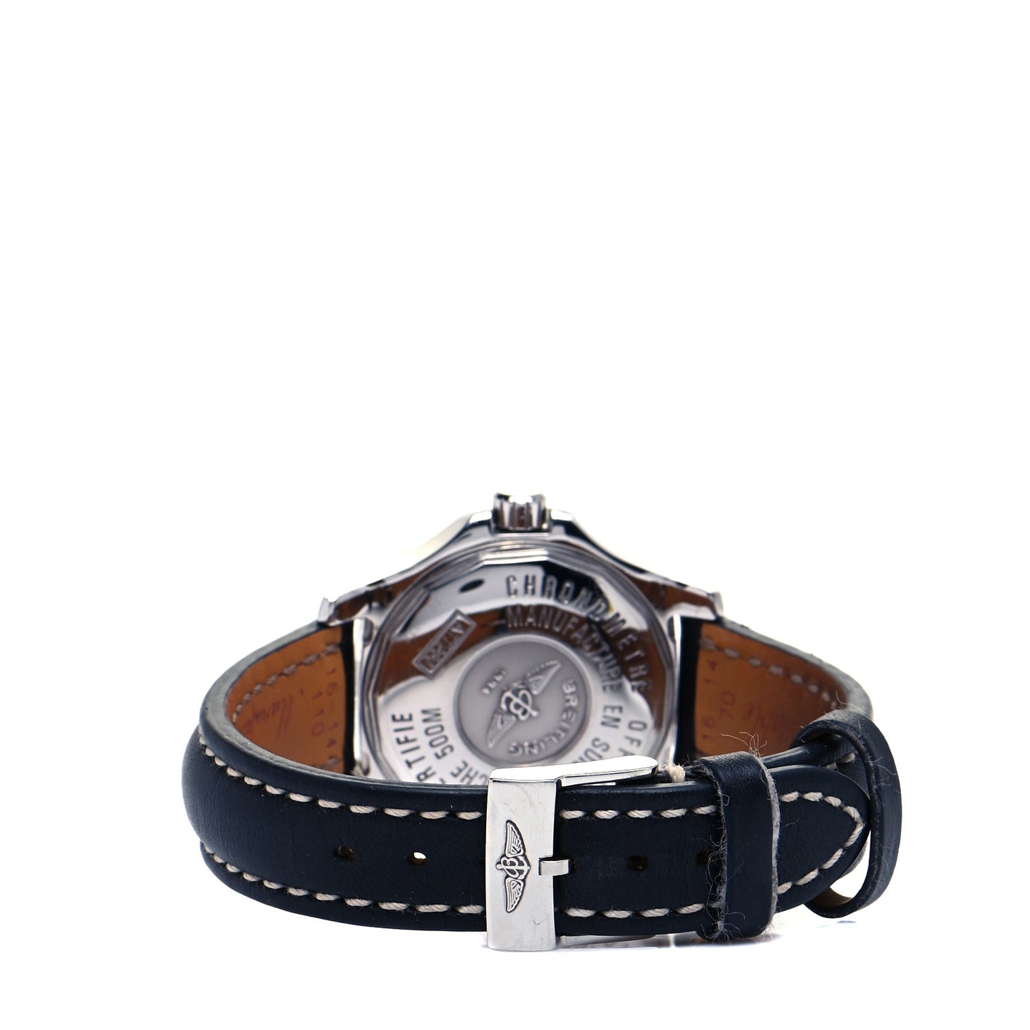 Stainless Steel Calfskin 33mm Colt Oceane Quartz Watch Black A77380