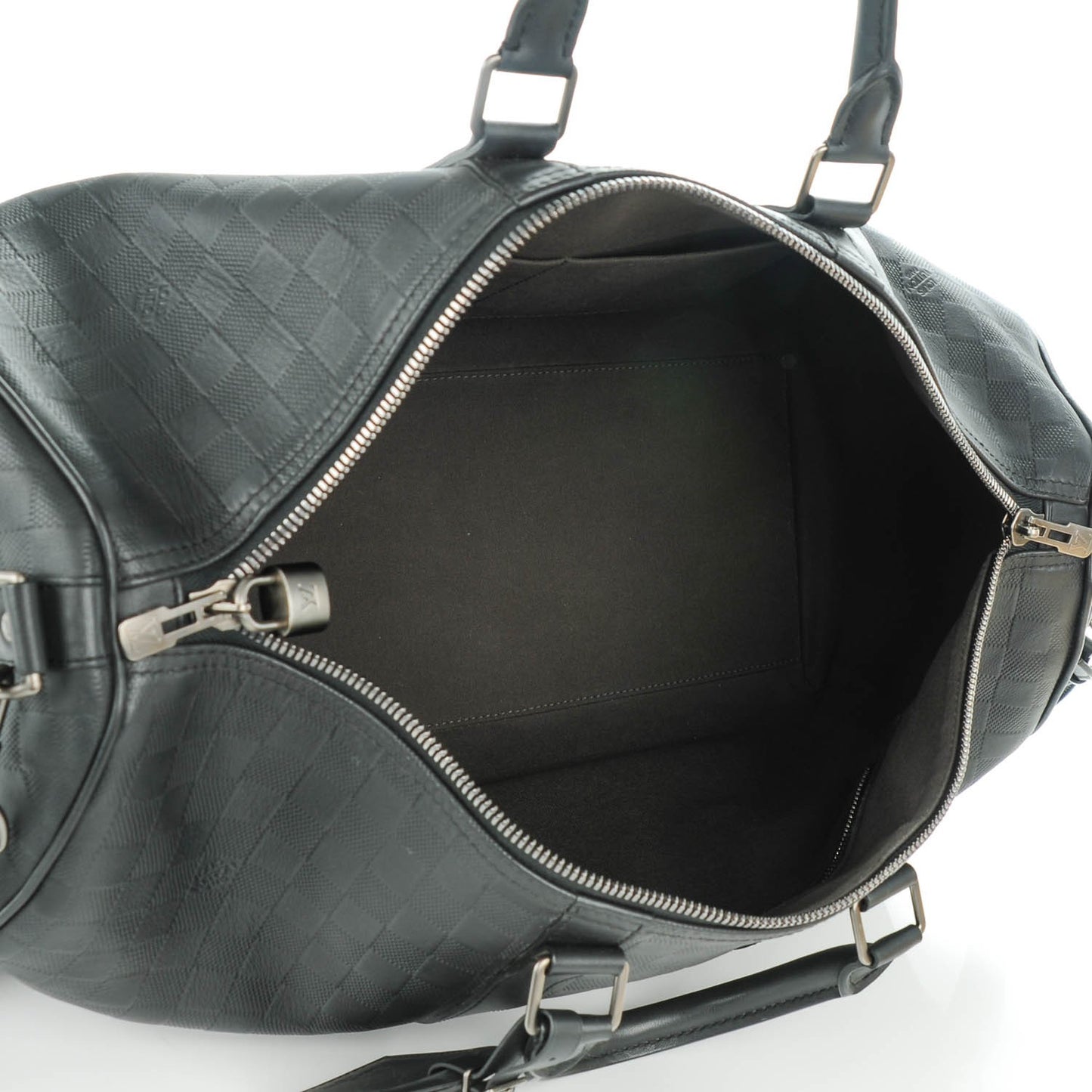 Damier Infini Keepall Bandouliere 45 Onyx