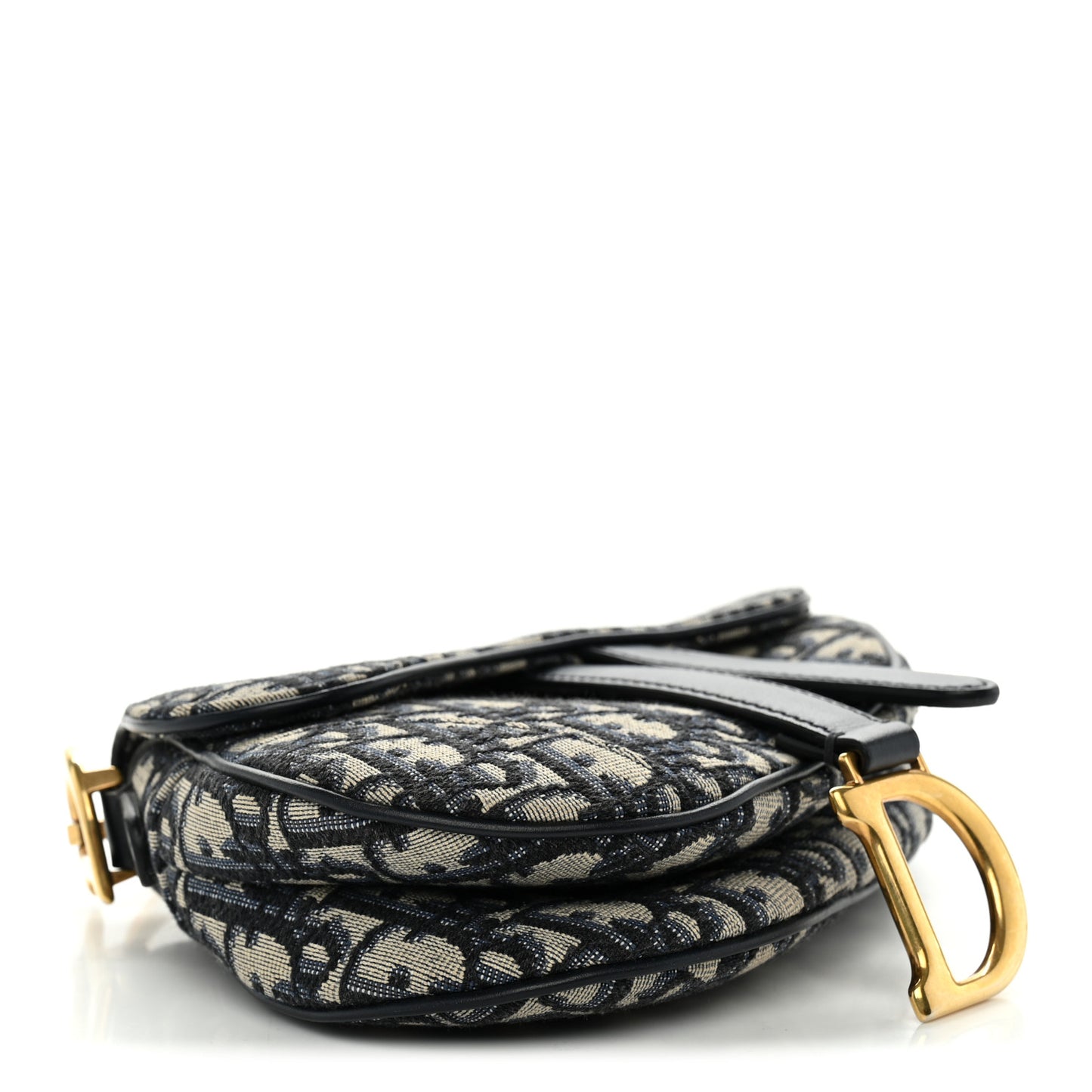 Oblique Mini Saddle Bag Blue