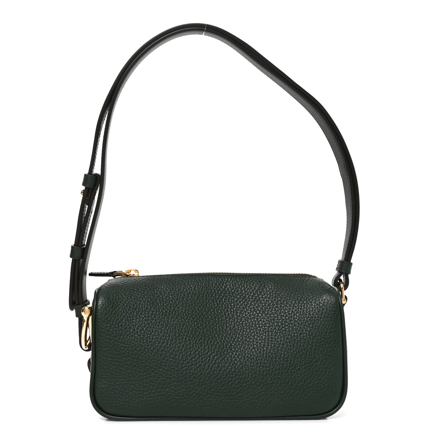 Grainy Calfskin Half Horsebit Mini Shoulder Bag Verde