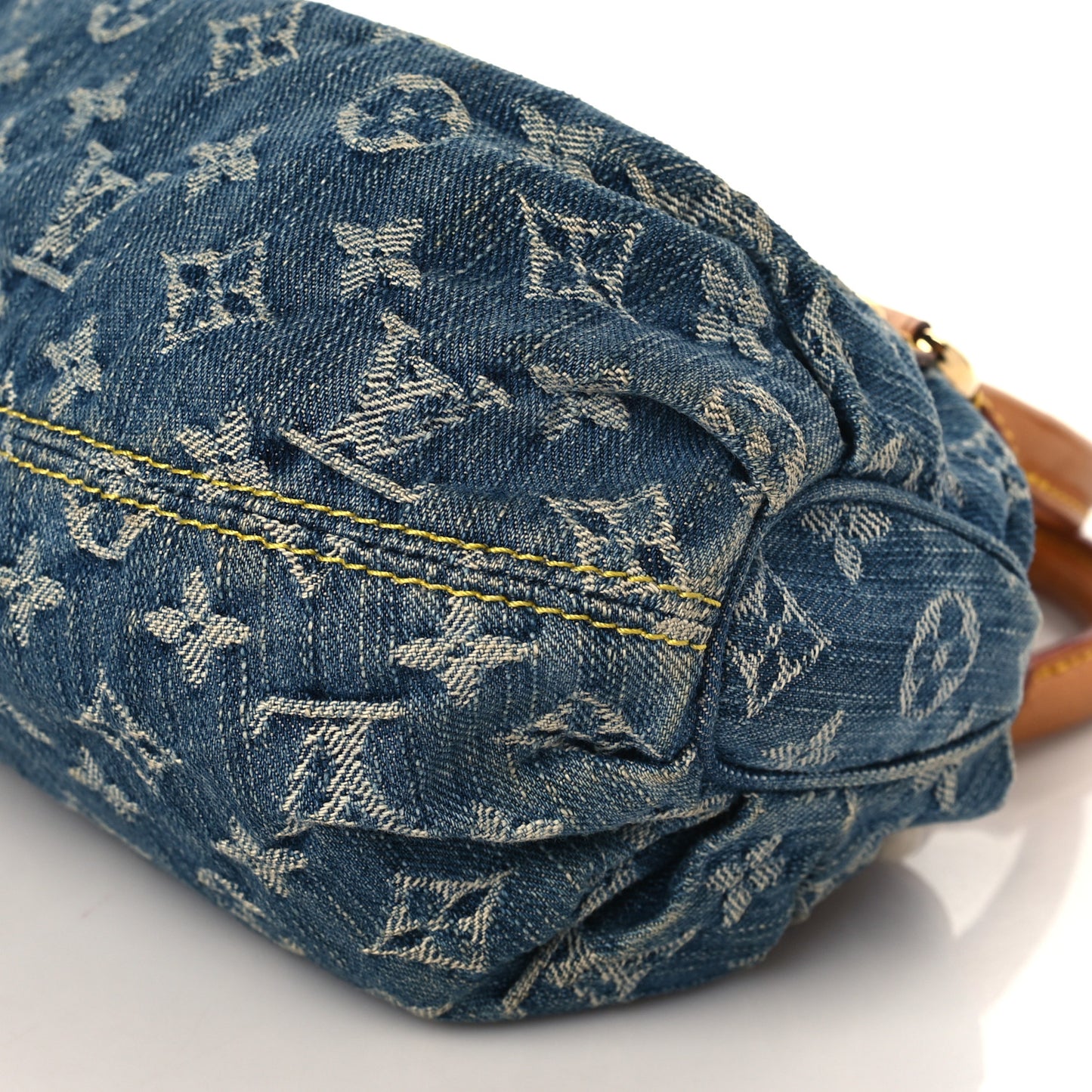 Monogram Denim Pleaty Blue