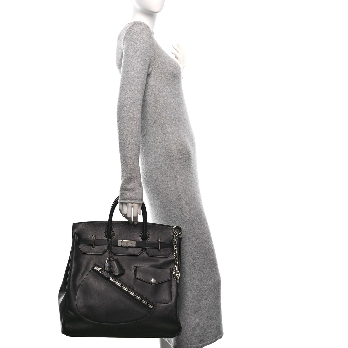 Veau Volupto Rock HAC Birkin 40 Black